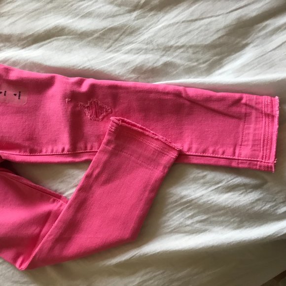 🎉2/$30 SALE🎉NWT GAP Pink Distressed Jeggings - 4 - Picture 3 of 3